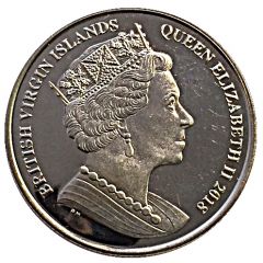 1 Dollar - Elizabeth II Sapphire Coronation