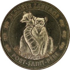 Monnaie de Paris Tourist Token - Port-Saint-Père Planète Sauvage - Les lémuriens