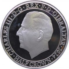 1/2 Crown - Charles III Winston Churchill - A True British Icon