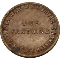 1 Farthing W.L. White`s Halifax House