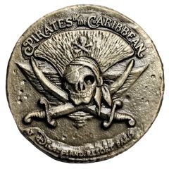 Tourist token - Disneyland Paris - Pirates of the Caribbean reproduction of Carolus III Real