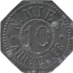 10 Pfennig - Ahrweiler N. Mies