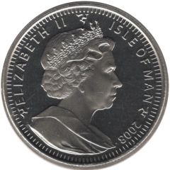 1 Crown - Elizabeth II Burmilla Cat, Coloured
