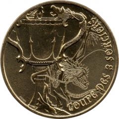 Jeton touristique - Monnaie de Paris - La Coupe des 3 sorciers