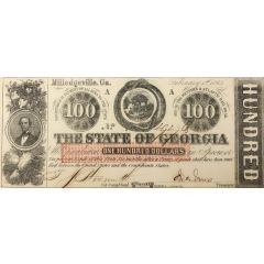 100 Dollars State of Georgia