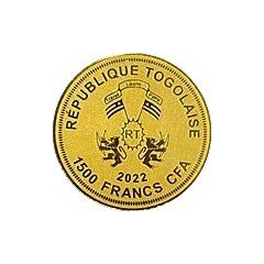 1500 Francs CFA Black Rhinoceros