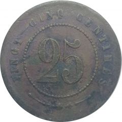 25 Centimes