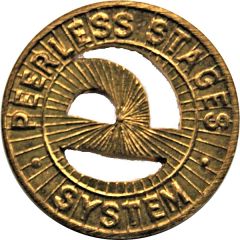 Fare Token - Peerless Stages System Oakland, California