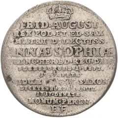 2 Groschens - Frederick August I Death