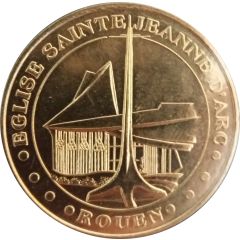 Monnaie de Paris Tourist Token - Rouen Eglise Sainte Jeanne d`Arc