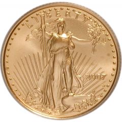 10 Dollars `American Gold Eagle` Bullion Coinage