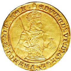 1/2 Sovereign - Edward VI 3rd period