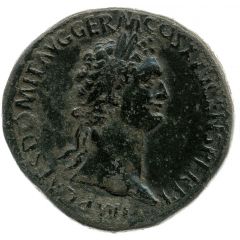 Sestertius - Domitian S C, Victory