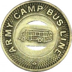 1 Fare - Army Camp Bus Line Mineral Wells, Texas