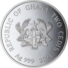 2 Cedis Year of the Dragon