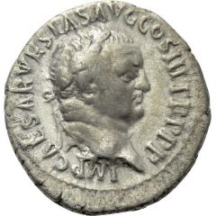 Denarius - Vespasian PACI AVGVSTAE, Victory