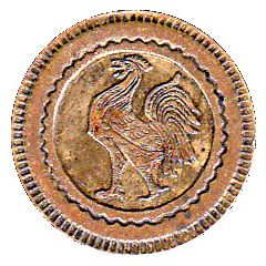 20 Centimes Rooster