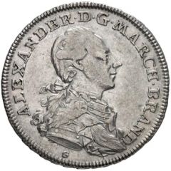 1/4 Thaler - Christian Frederick Charles Alexander 1/4 Konventionstaler