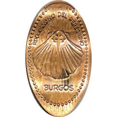 Elongated coin - Pilgrim`s way with MC