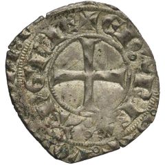 Groschen with castle and Leopard - Edward III