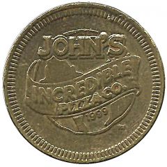 Token - John`s Incredible Pizza Co