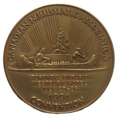 Medal - Canadian Numismatic Association Toronto, Ontario