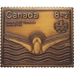 8+2 Cents - Canada Post Swimming, Montreal 1976 Olympiad