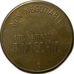 Token - Amusements Pinocchio