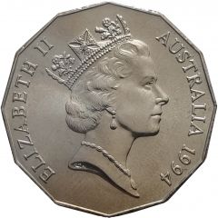 50 Cents - Elizabeth II 3rd Portrait - Year of the Family