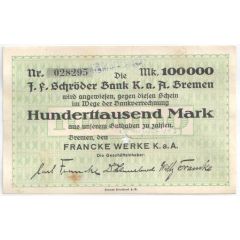 100 000 Mark Francke Werke