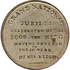 Medal - George III Grand National Golden Jubilee, Kettle and Sons