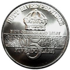 5 Dollars - Leonard I Battleship U.S.S. Missouri