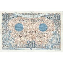 20 Francs - Bleu type 1905