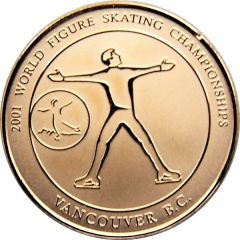 Medallion - 2001 World Figure Skating Championships Single