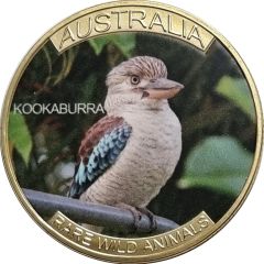 Medal - Kookaburra Australia - Rare Wild Animals