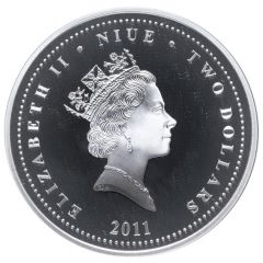 2 Dollars - Elizabeth II Calico Jack