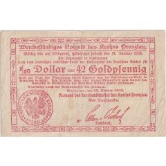 42 Goldpfennigs Kreis Prenzlau