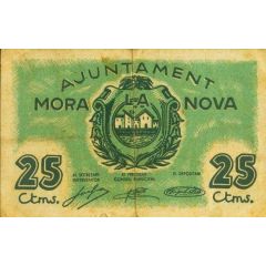 25 Céntimos Móra la Nova
