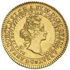 1 Ducat - Anna Dorothea Death of Anna Dorothea