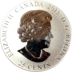 25 Cents - Elizabeth II Prickly Pear Cactus