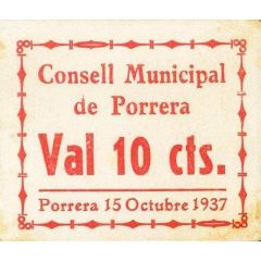 10 Céntimos Porrera