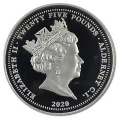 25 Pounds - Elizabeth II Three Graces, Silver