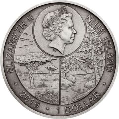 1 Dollar - Elizabeth II Dragonfly
