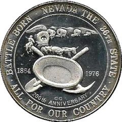 Medal - American Revolution Bicentennial Nevada