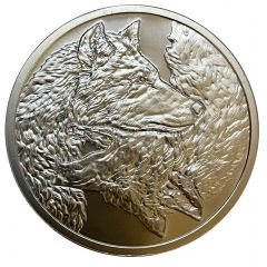 1 oz Silver - Silver Bullet Silver Shield Two Wolves