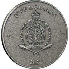 5 Dollars - Charles III Cor