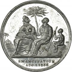 Medalet - Victoria Emancipation, white metal