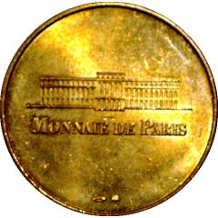 Monnaie de Paris Tourist Token - Paris Tour Eiffel - 2 points