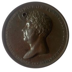 Medal - George IV Royal Visit, J.G. Hancock, bronze