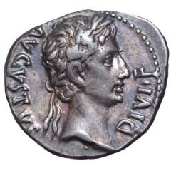 Denarius - Augustus IMP XII